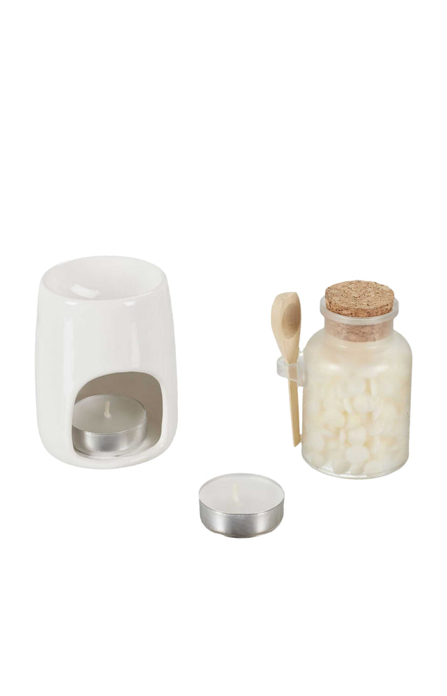 Coffret – Brûle-parfum & cires parfumées