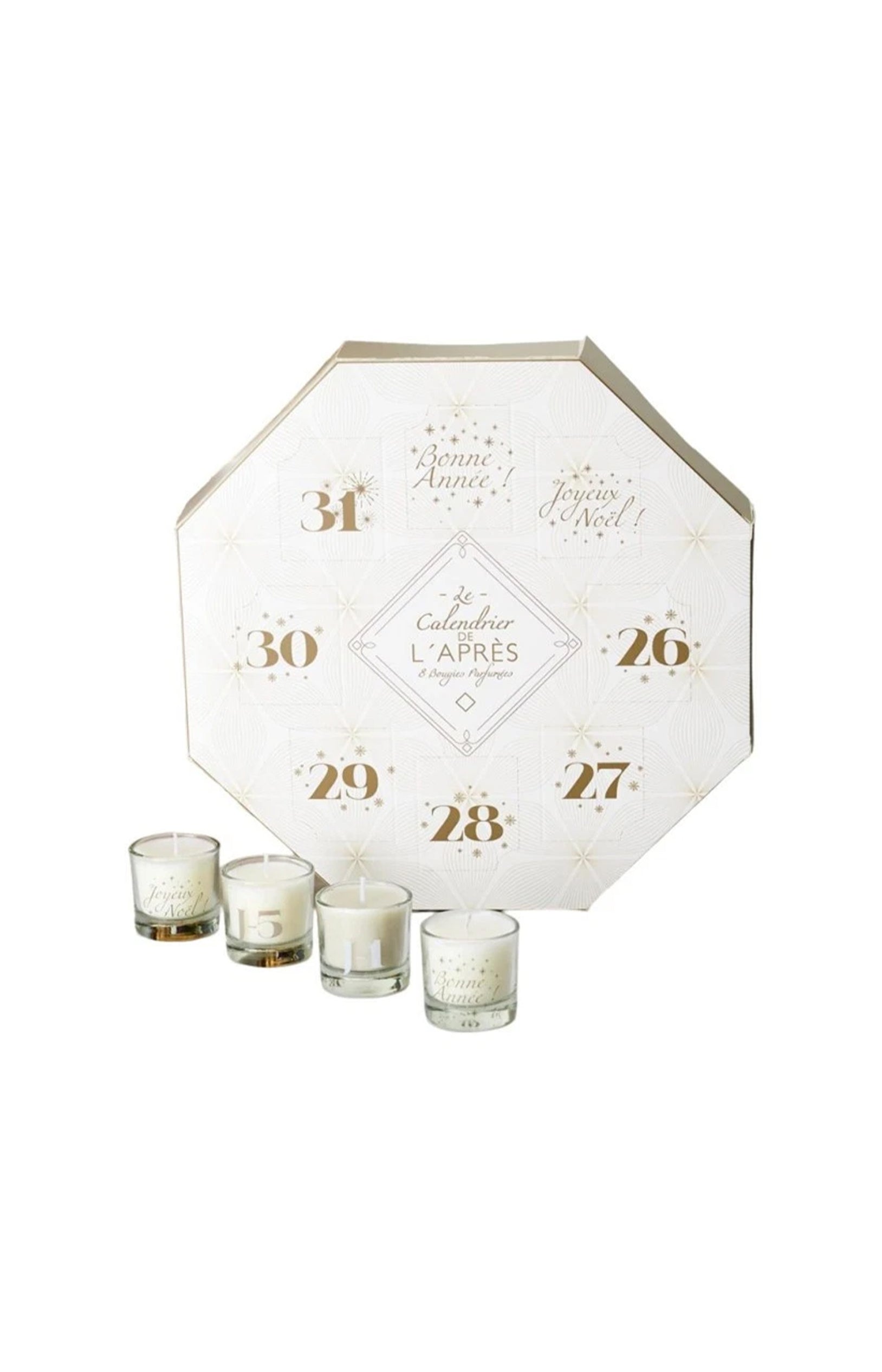 Calendrier de l'Après - Bougies parfumées - 8 produits