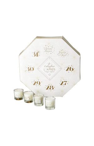 Calendrier de l'Après - Bougies parfumées - 8 produits