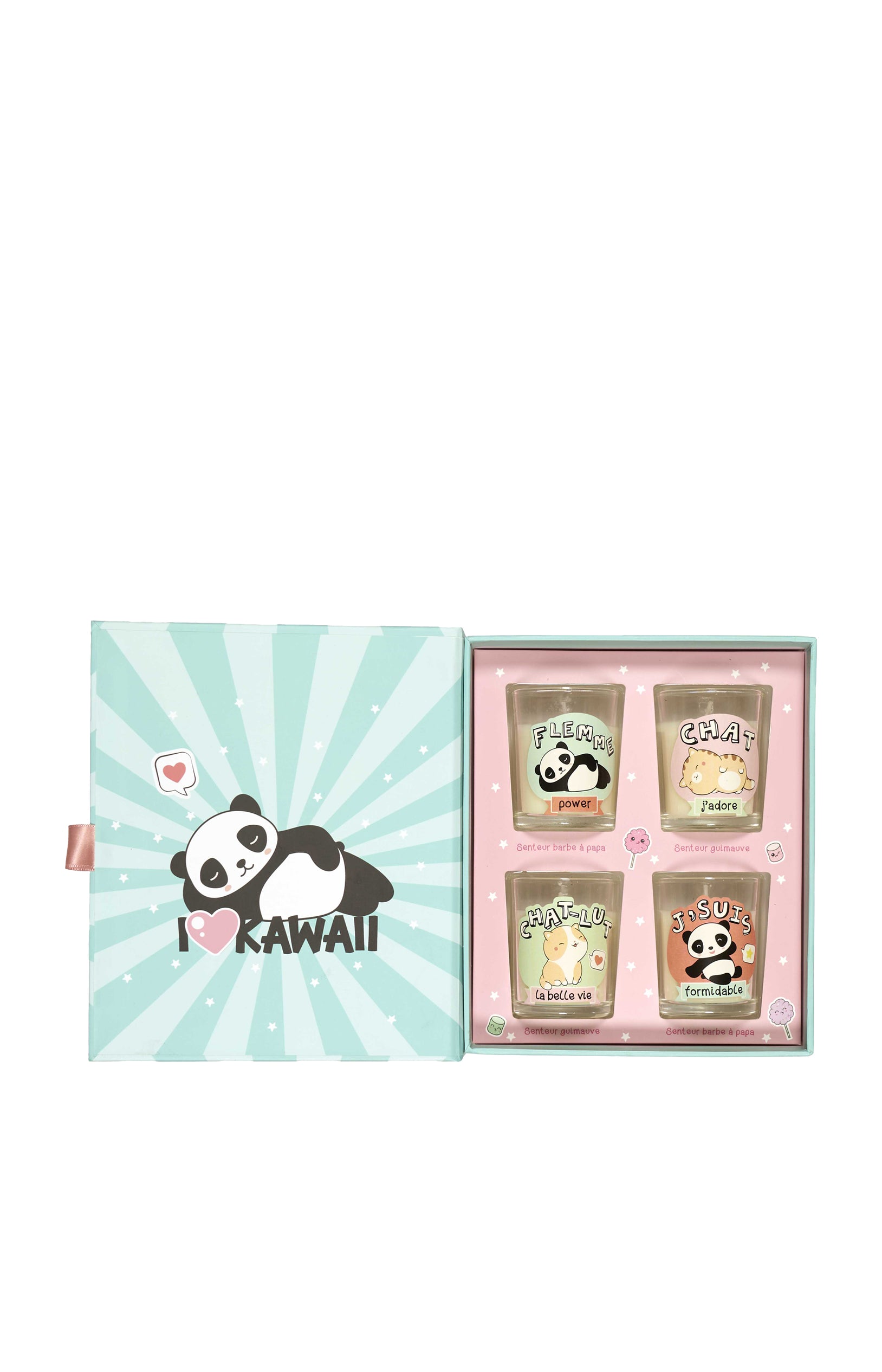 Coffret Kawaii – Bougies parfumées - x 4