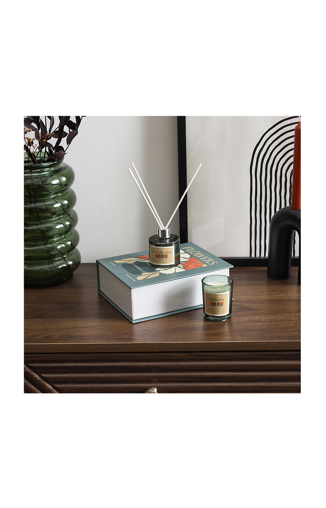 Coffret Flower – Bougie parfumée & diffuseur