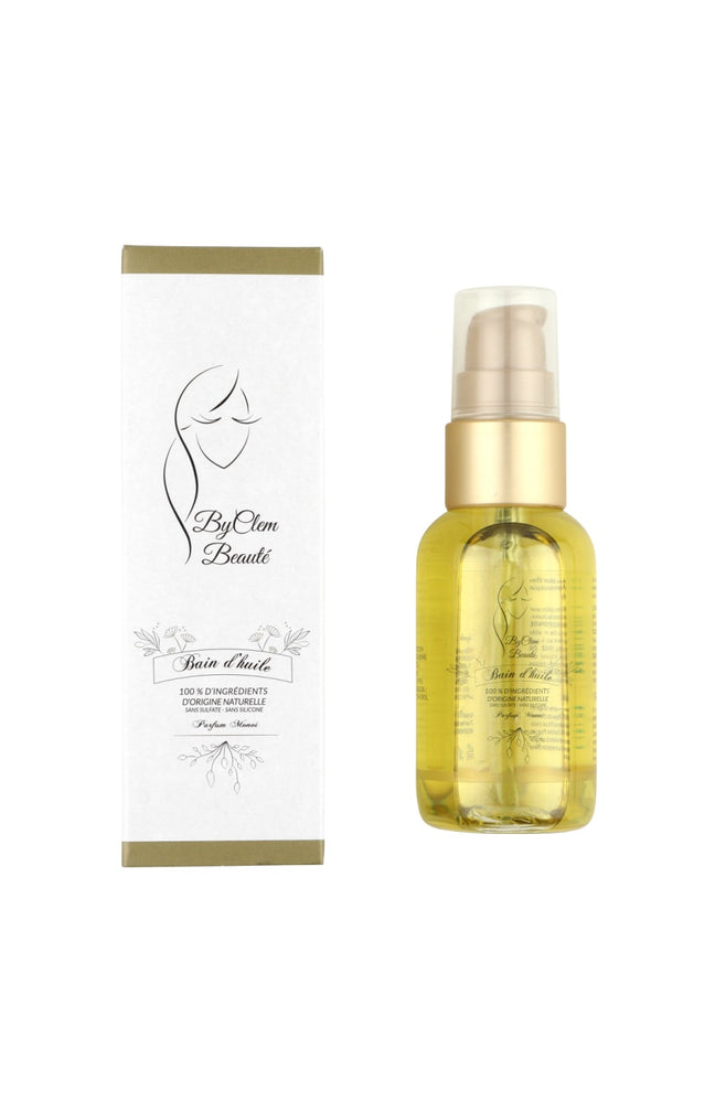 Huile naturelle nourrissante - Bain d'huiles - Cheveux secs - 50 ml