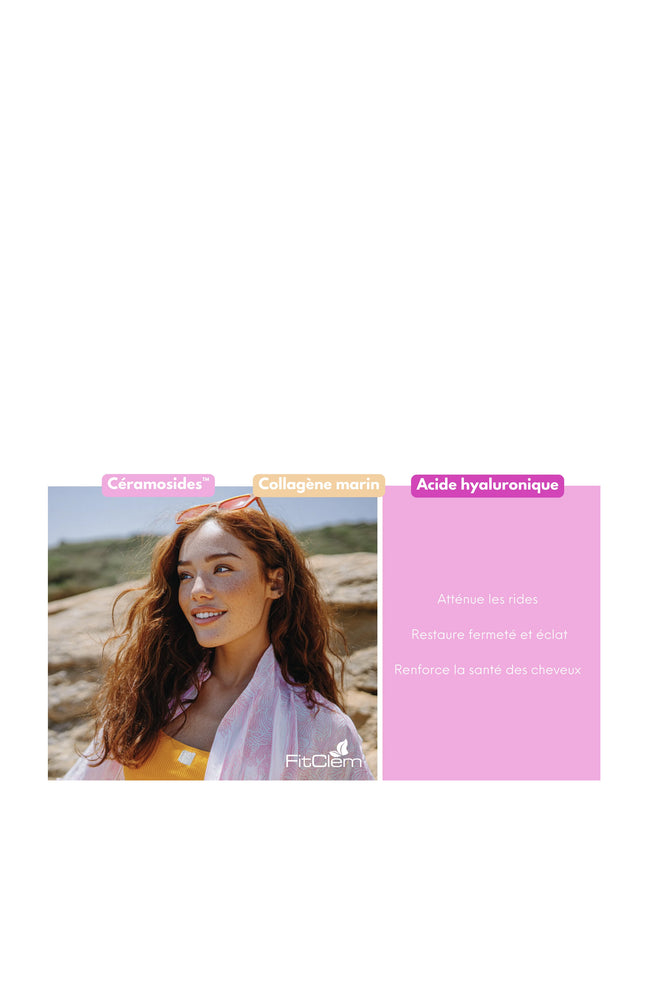 Sticks à boire anti-rides - Beauté miracle - Acide hyaluronique - 3 mois