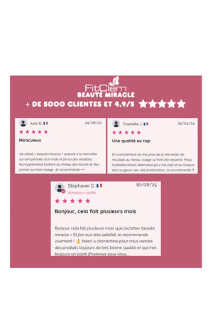 Sticks à boire anti-rides - Beauté miracle - Acide hyaluronique - 14 jours