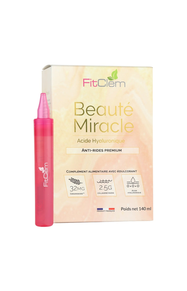 Sticks à boire anti-rides - Beauté miracle - Acide hyaluronique - 14 jours