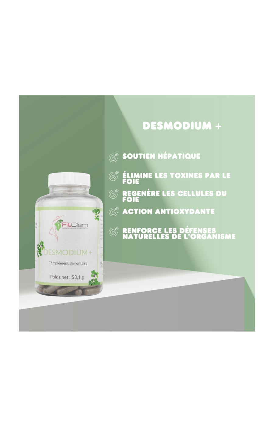 Cure detox du foie - Desmodium + - 20 jours