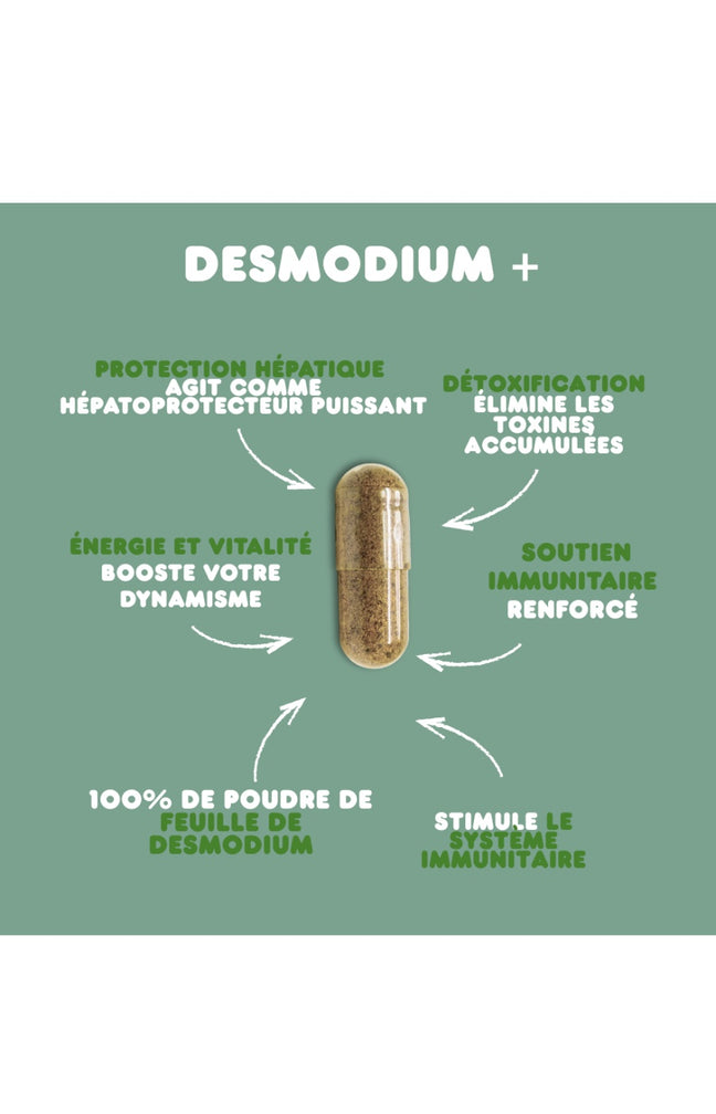 Cure detox du foie - Desmodium + - 20 jours