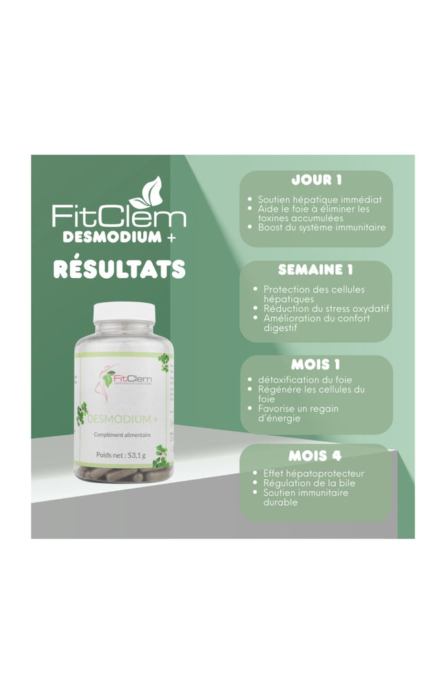 Cure detox du foie - Desmodium + - 20 jours
