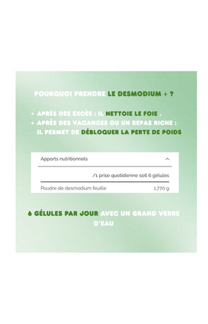 Cure detox du foie - Desmodium + - 20 jours