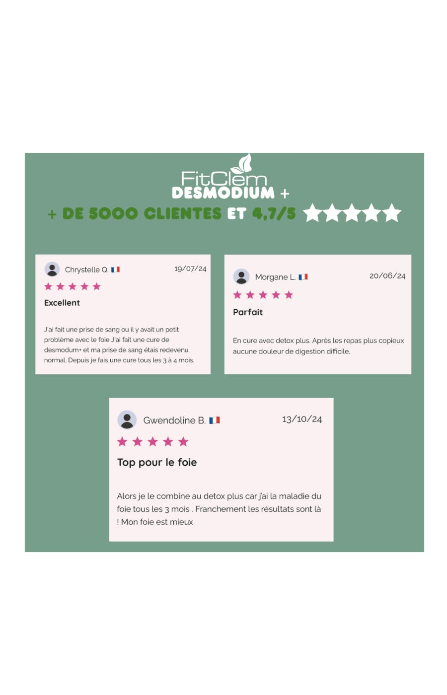 Cure detox du foie - Desmodium + - 20 jours