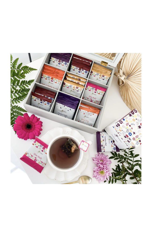 Infusion anti-cellulite bio - Hibiscus & thé vert - 20 sachets