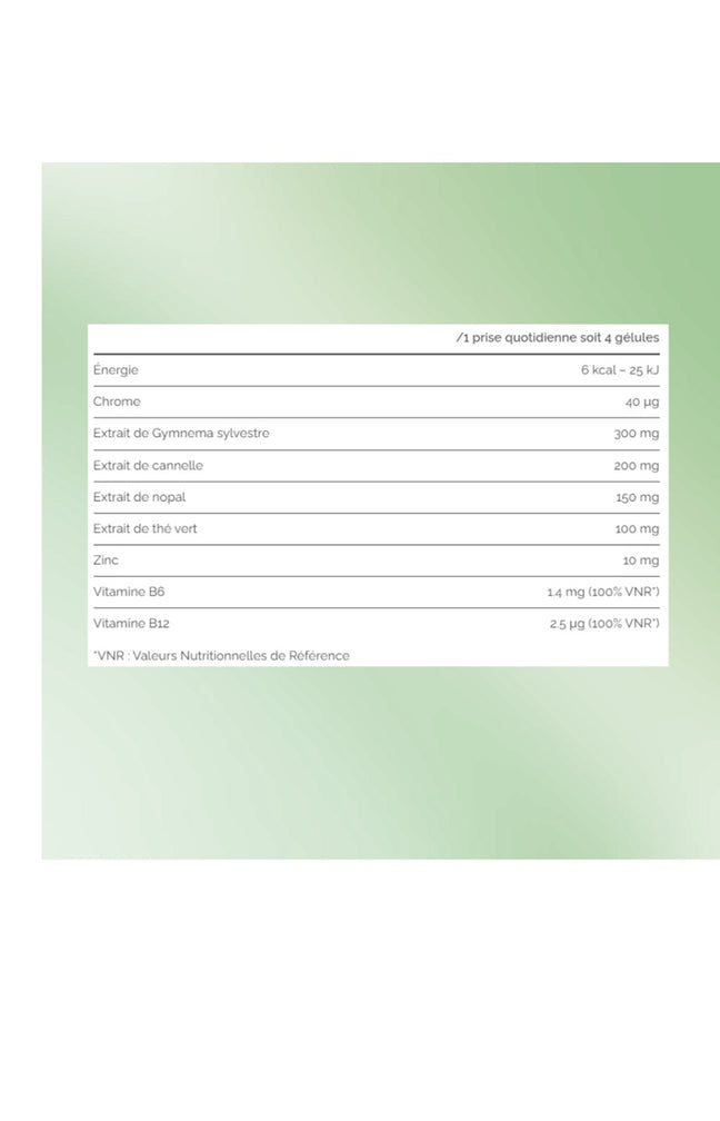 Cure stop aux sucres - Chrome - 1 mois