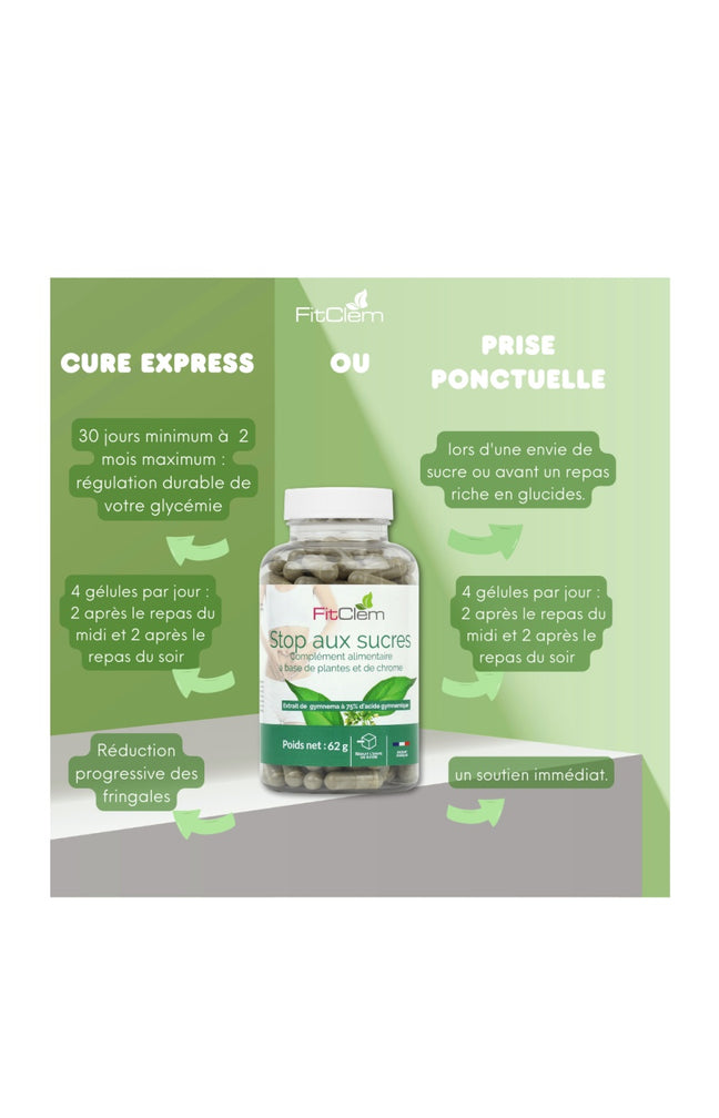 Cure stop aux sucres - Chrome - 1 mois
