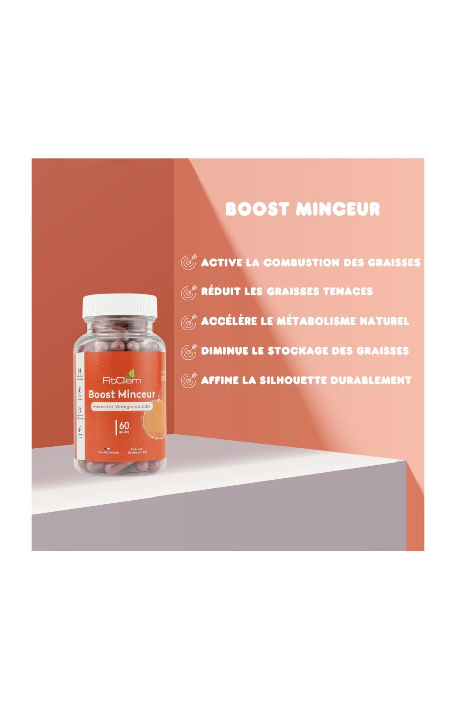 Cure boost minceur - Morosil & vinaigre de cidre - 3 mois
