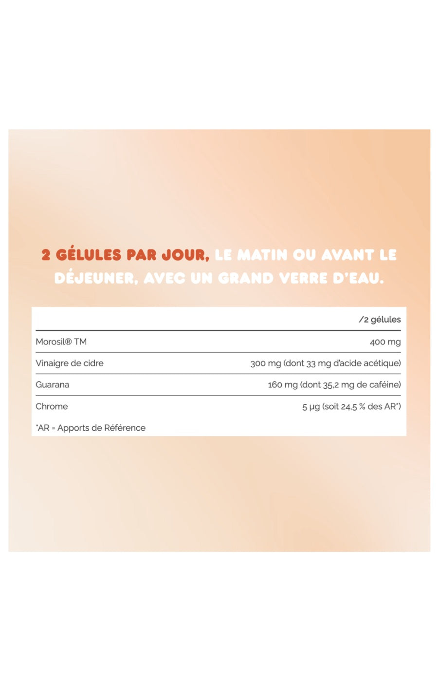 Cure boost minceur - Morosil & vinaigre de cidre - 1 mois