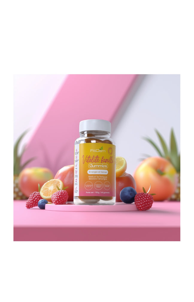 Gummies vitalité - Vitamies & zinc - Myrtille - 1 mois
