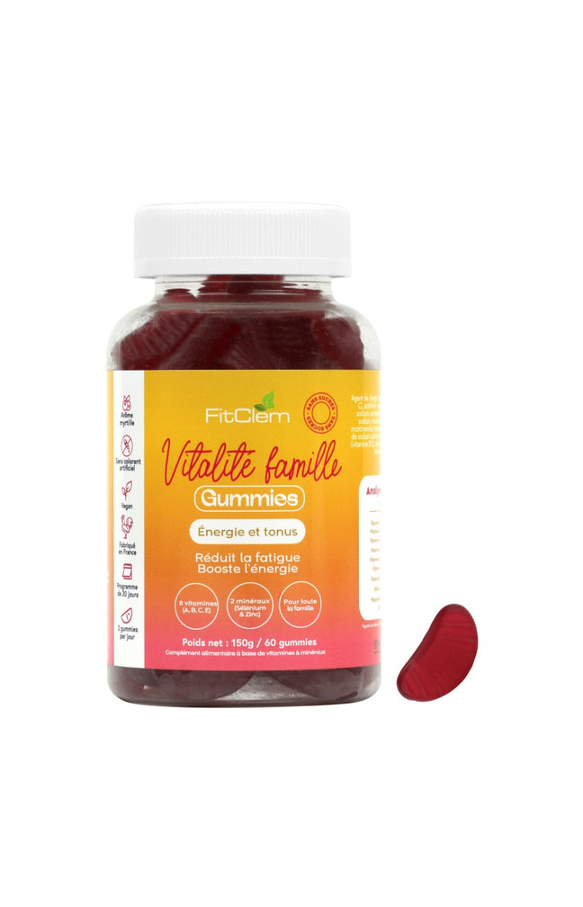 Gummies vitalité - Vitamies & zinc - Myrtille - 1 mois