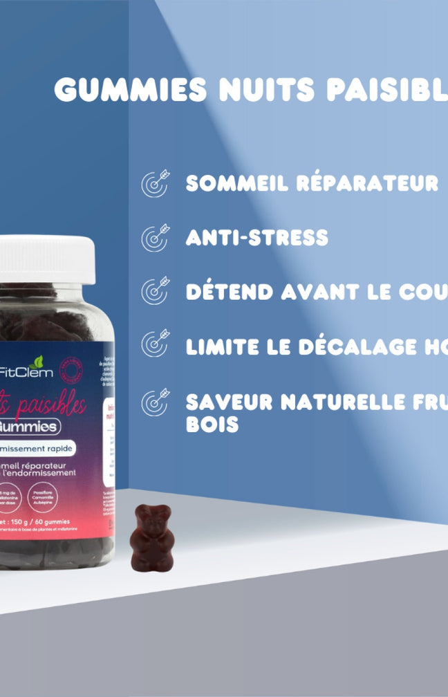 Gummies sommeil - Passiflore & camomille - 3 mois