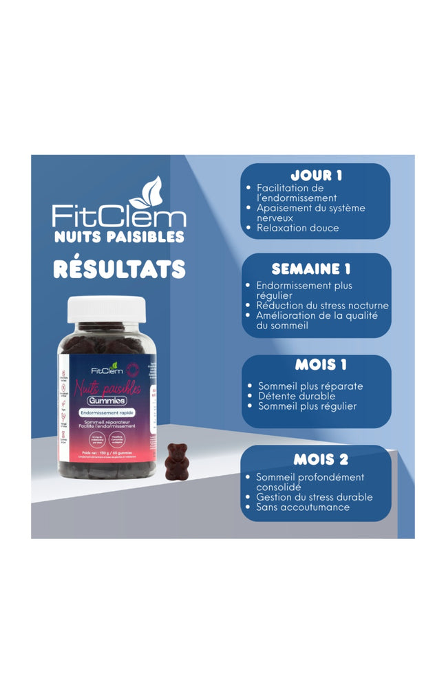 Gummies sommeil - Passiflore & camomille - 3 mois