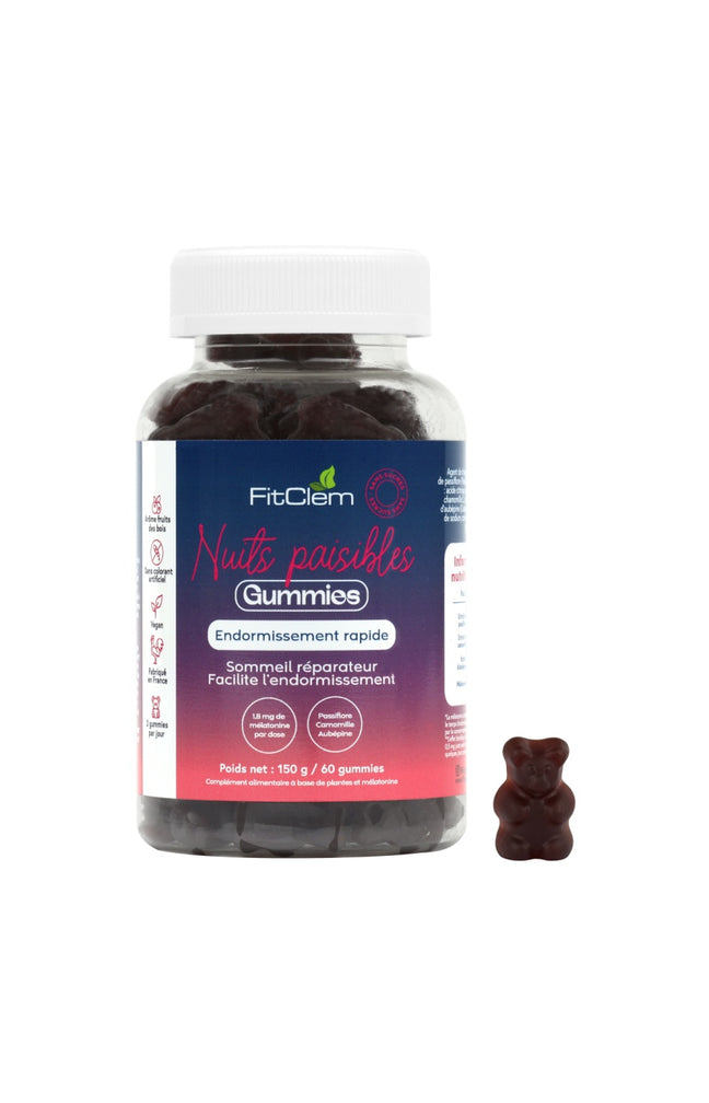 Gummies sommeil - Passiflore & camomille - 1 mois