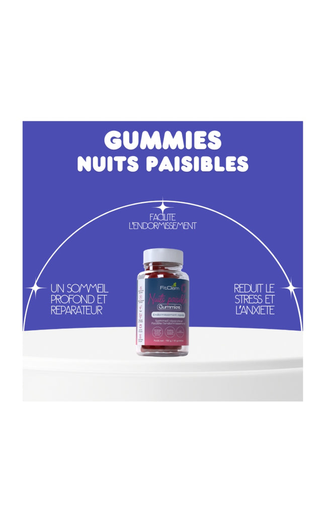 Gummies sommeil - Passiflore & camomille - 1 mois