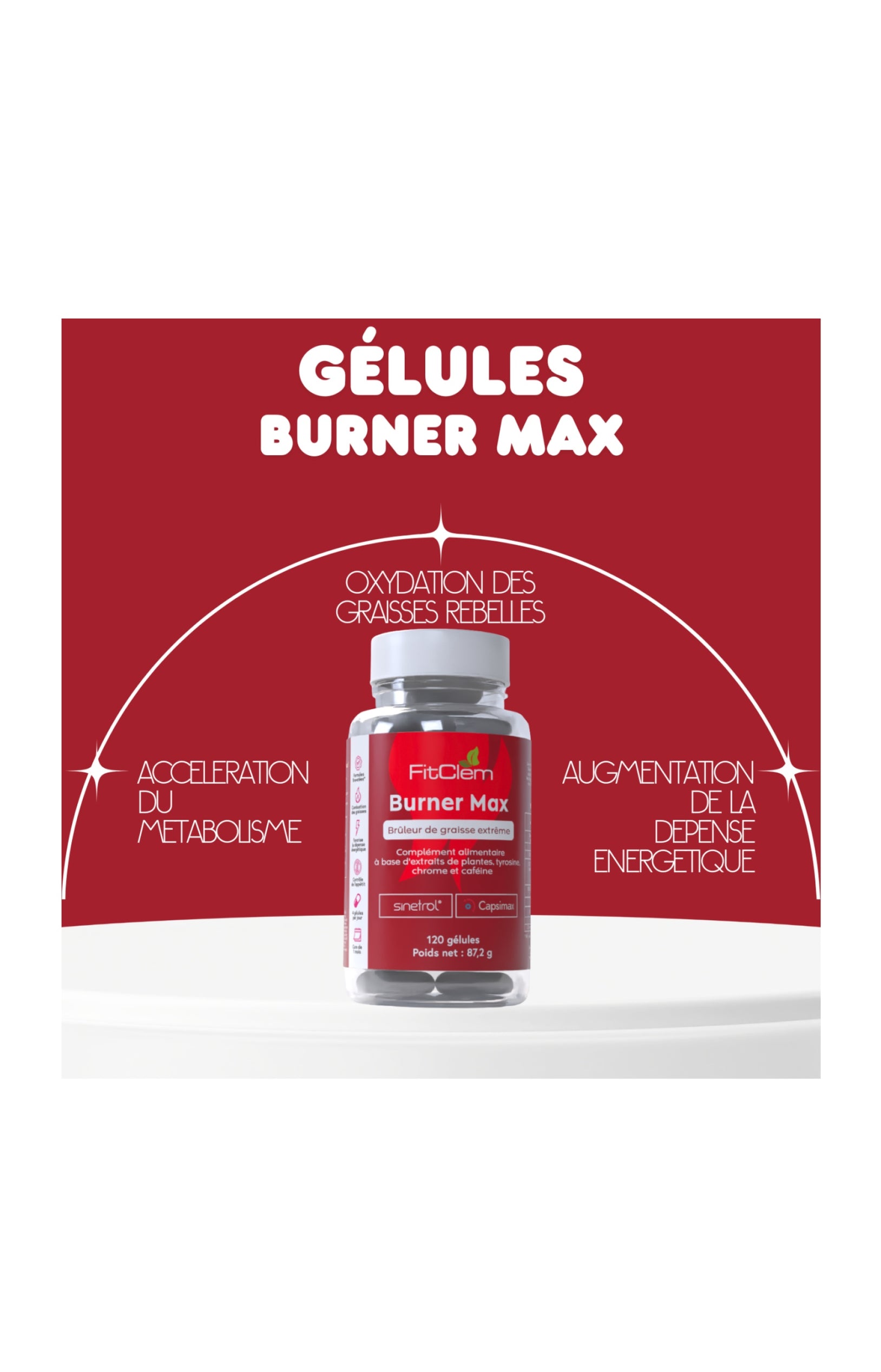 Cure brule graisse extrême - Burner Max - 3 mois