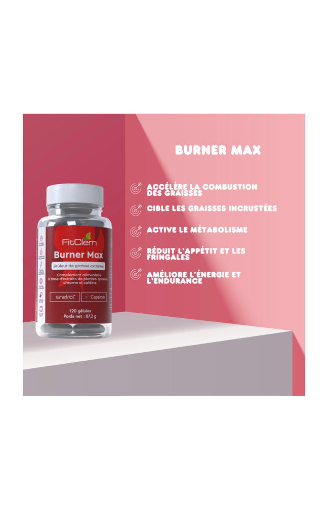 Cure brule graisse extrême - Burner Max - 1 mois