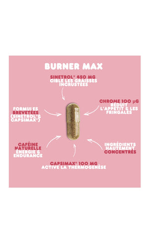 Cure brule graisse extrême - Burner Max - 1 mois