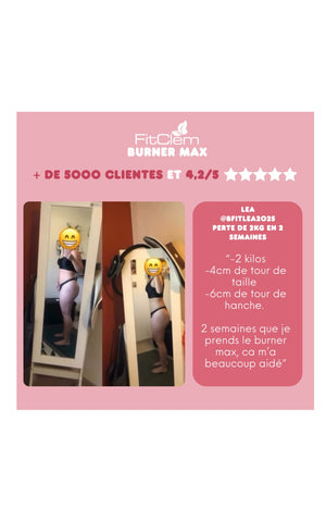 Cure brule graisse extrême - Burner Max - 3 mois