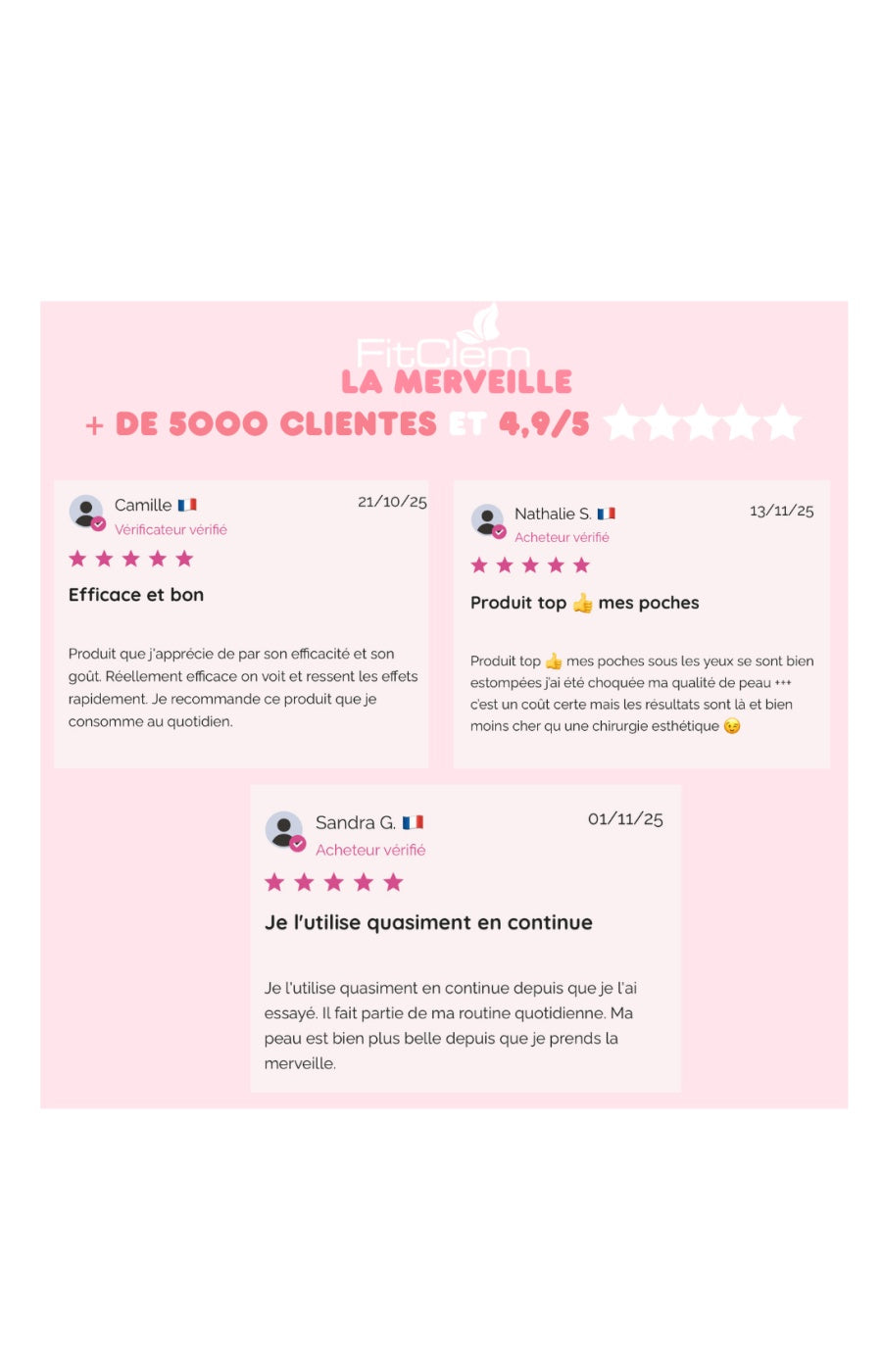 Poudre collagène marin - La Merveille - 1 mois