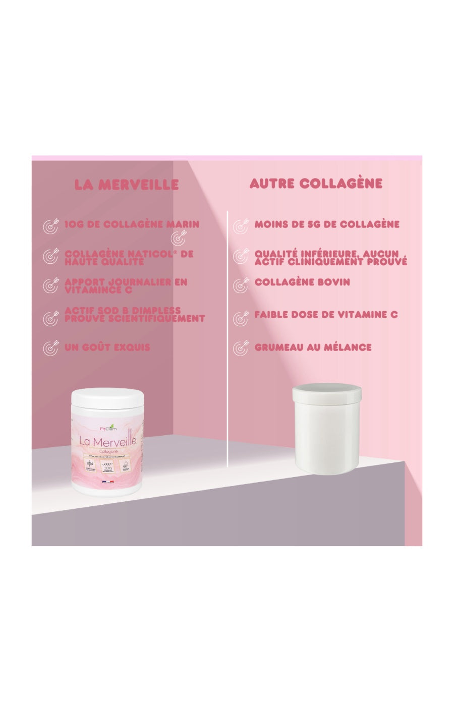 Poudres collagène marin - La Merveille - 3 mois