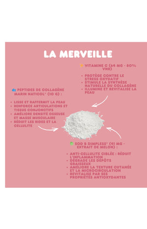 Poudre collagène marin - La Merveille - 1 mois