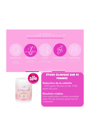 Poudres collagène marin - La Merveille - 3 mois