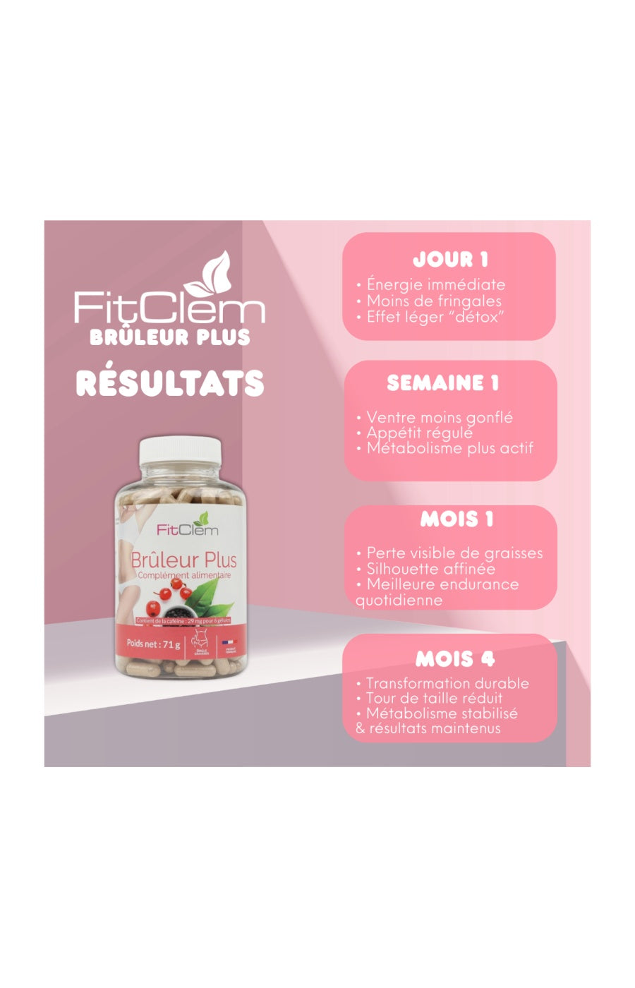 Cure oxydation des graisses incrustées - Brûleur Plus - 3 mois