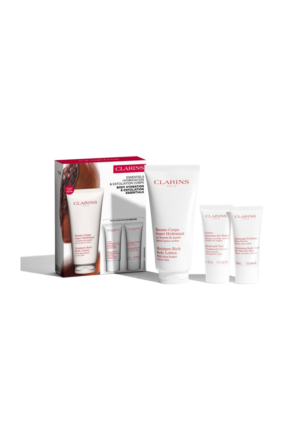 Coffret essentiels hydratation & exfoliation - Corps - 3 produits