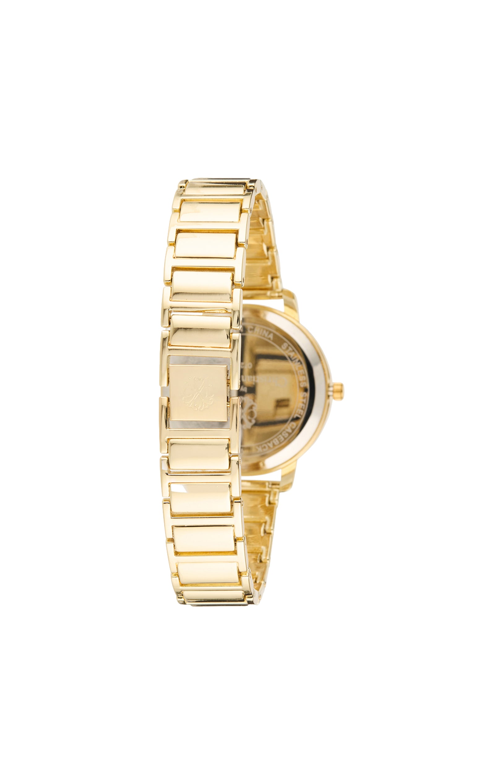Montre à quartz en alliage - Doré