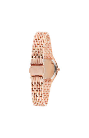 Montre à quartz en alliage - Doré rose