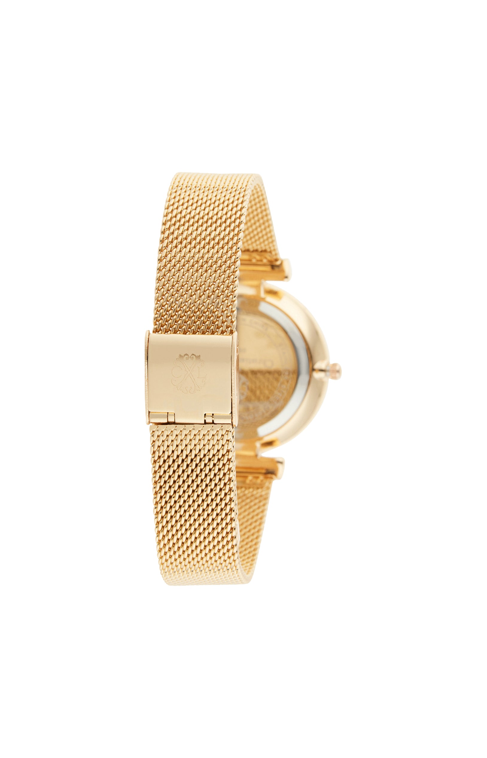Montre à quartz en alliage - Doré et bleu