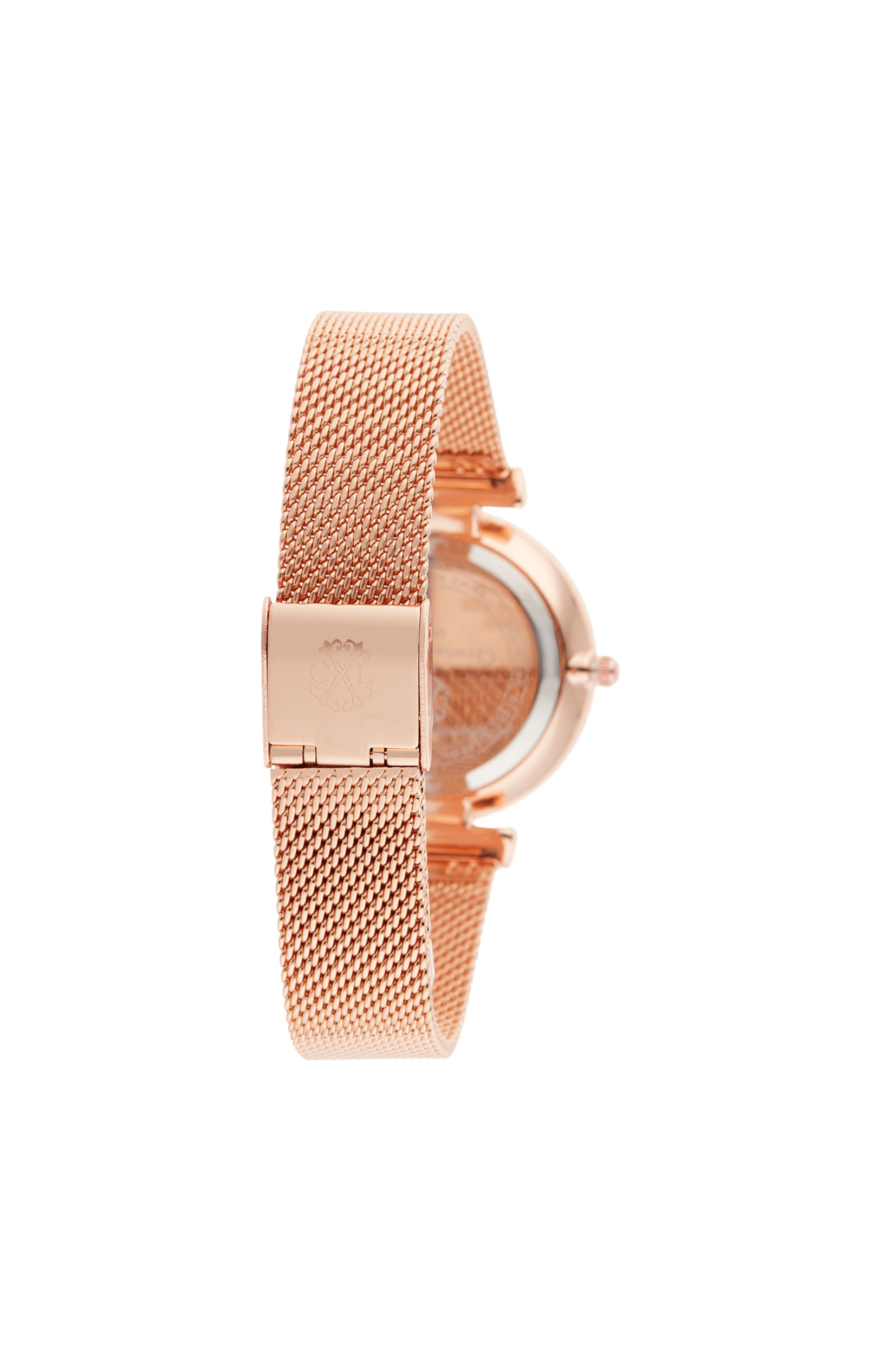 Montre à quartz en alliage - Doré rose