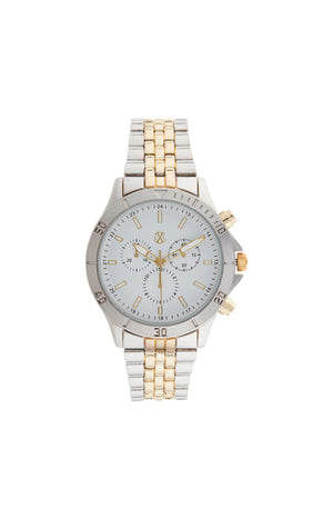 Montre à quartz en alliage Argenté et doré Cxl By Christian