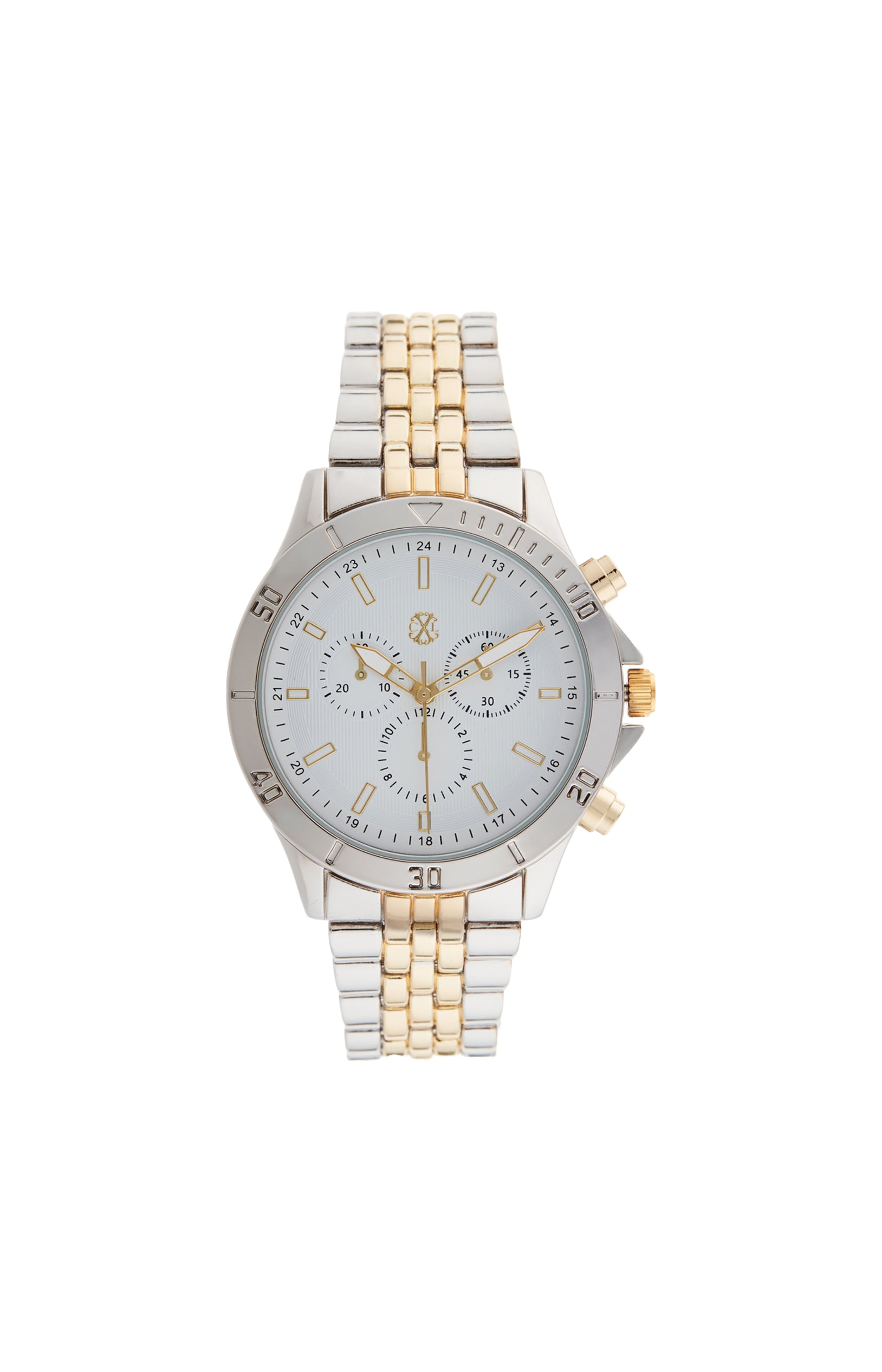 Montre à quartz en alliage - Argenté et doré