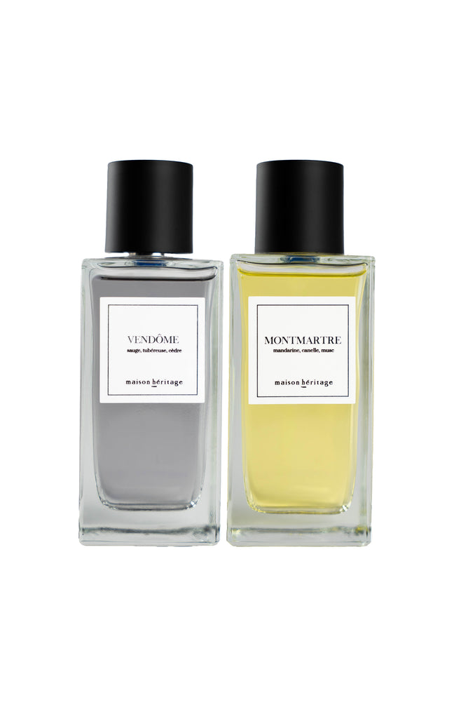 Coffret Montmartre & Vendôme Eaux de parfum - Aromatique - Homme - 2 x 100 ml