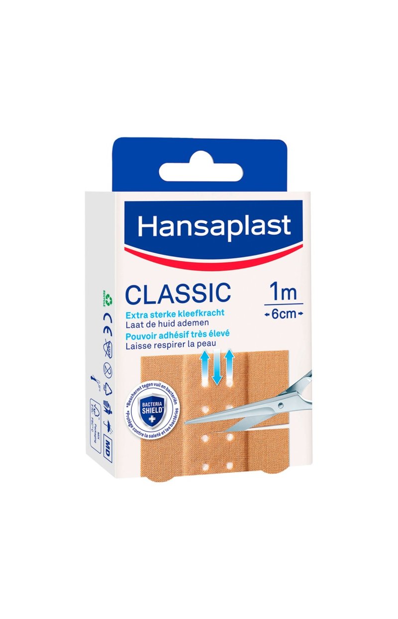 Bandes de pansements flexibles - Classic - 1 m x 6 cm