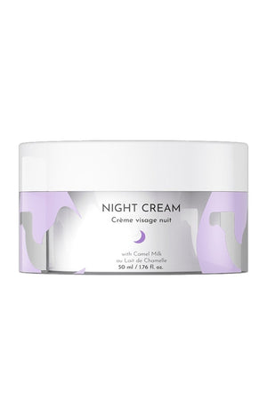 Crème de nuit hydratante & anti-âge - Lait de chamelle - Visage - 50 ml