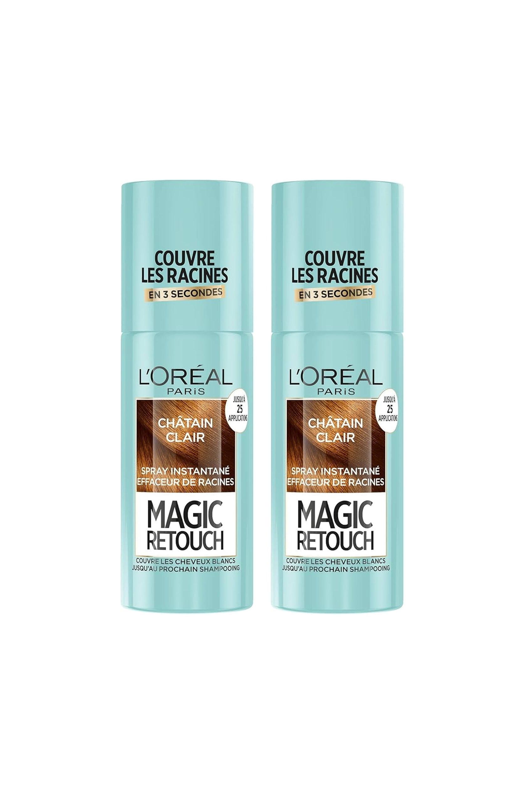 2 sprays coloration racines - Magic Retouch - Châtain