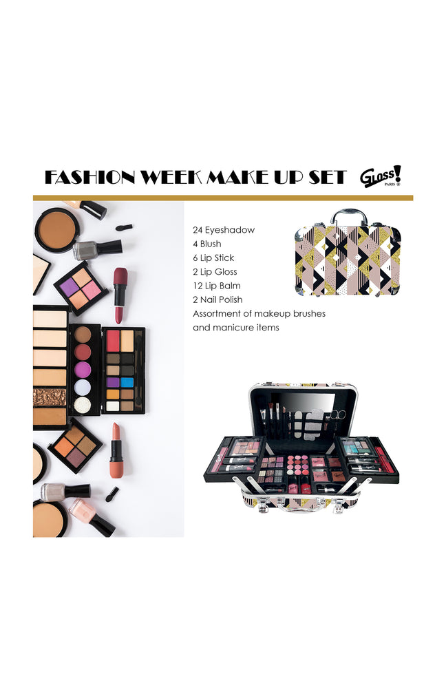 Mallette De Maquillage - Beauty MakeUp Cosmetics - Rose & doré