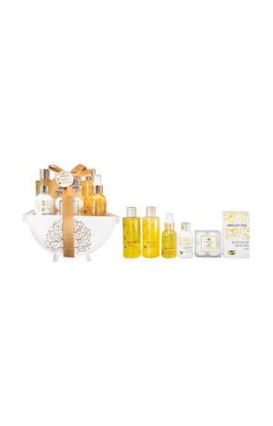 Coffret bain - Huile d'argan - Corps - 6 produits