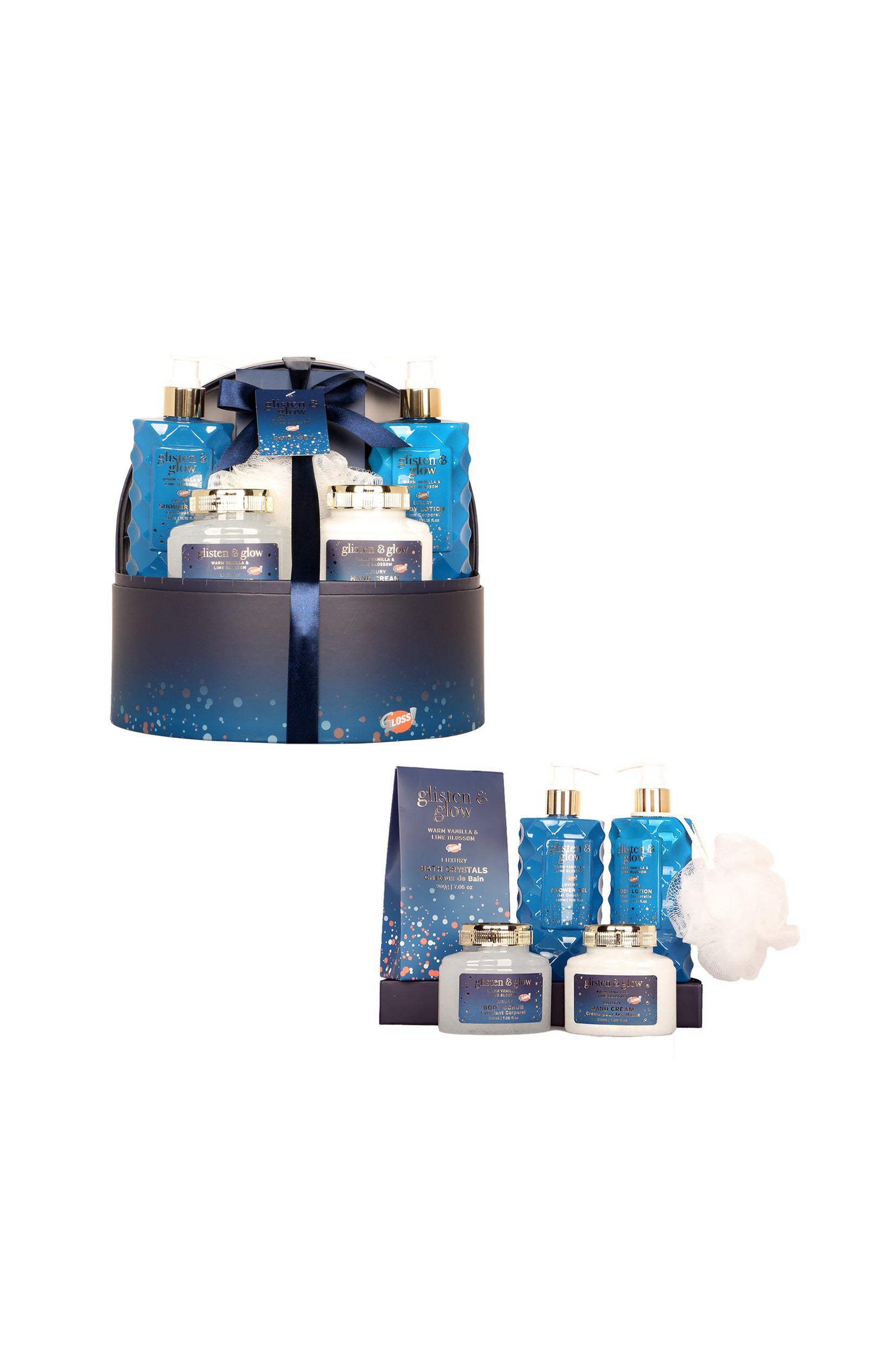 Coffret bain - Glisten & Glow - Corps - 6 produits