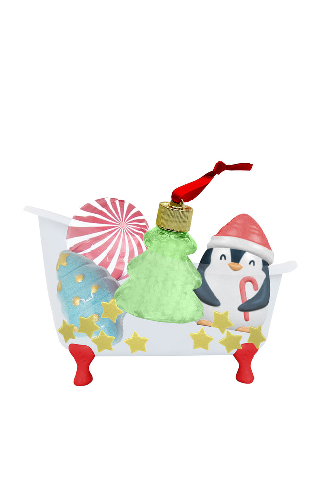 Coffret baignoire - Soin corps - Bombes de bain Noël