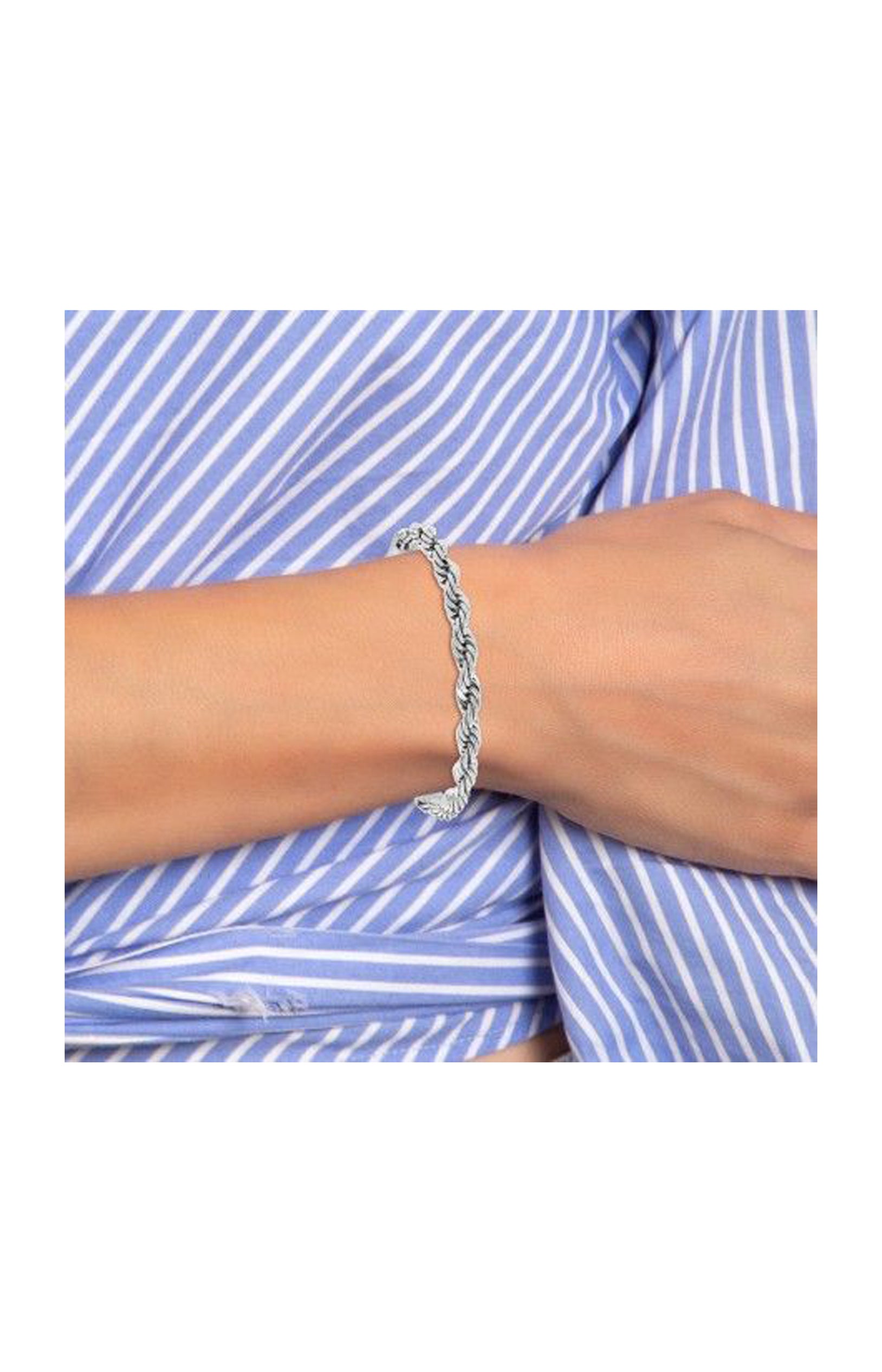 Bracelet - Acier inoxydable - Argenté